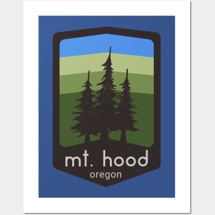 Mt. Hood, Oregon Logo Apparel and Accessories Posters and Art